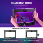 ریگ گوشی، لرزشگیر دوربین و موبایل و کیت محتوا سازی نیور به همراه نو LED مدل NEEWER RGB-A111 II Smartphone Video Rig with Light Kit