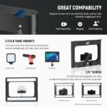 ریگ گوشی، لرزشگیر دوربین و موبایل و کیت محتوا سازی نیور به همراه نو LED مدل NEEWER RGB-A111 II Smartphone Video Rig with Light Kit