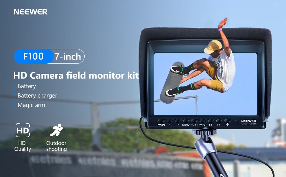 خرید مانیتور 7 اینچ نیور Neewer F100 7 Inch HD Camera Field Monitor