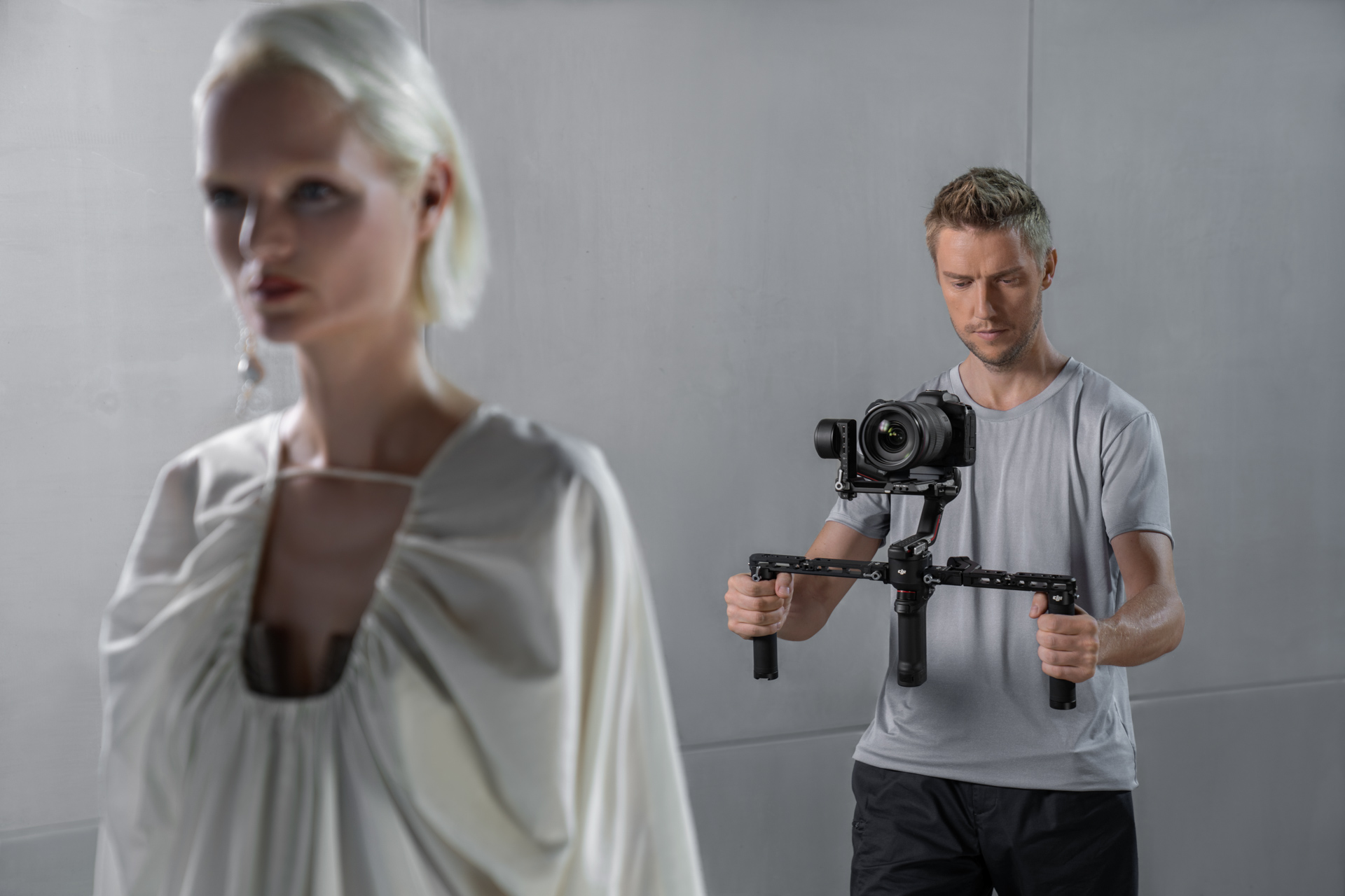 دسته دوتایی رونین | DJI R Twist Grip Dual Handle