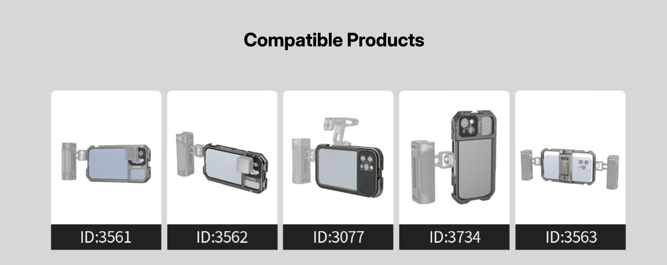 خرید دسته و هندگریپ کیج موبایل اسمال ریگ SmallRig Lightweight Side Handle for Smartphone Cage