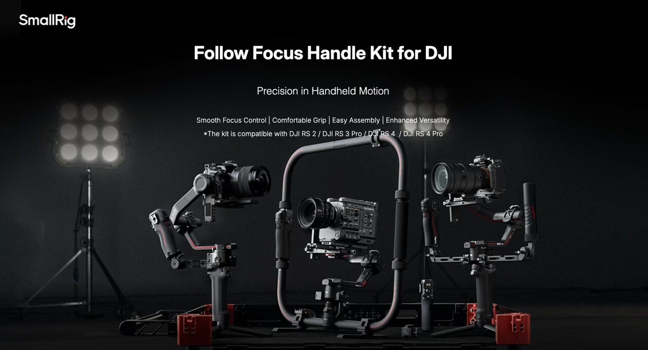 خرید دسته دوتایی و نگهدارنده و هندگریپ فاکوس گیمبال رونین RS اسمال ریگ SmallRig Focus Control Dual Grip for DJI RS Series