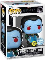 خرید فیگور فانکو پاپ لوکی طرح غول یخ زده شب تاب Funko POP! Frost Giant Loki Glow-in-The-Dark Entertainment Earth Figure