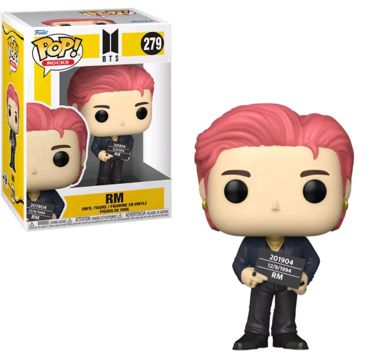 فانکو پاپ اصلی بی تی اس آر ام | قیمت فیگور Funko Pop! Rocks: BTS Butter - RM - Collectable Vinyl Figure - Gift Idea - Official Merchandise - Toys for Kids & Adults - Music Fans - Model Figure for Collectors and Display
