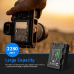 خرید باتری دوربین سونی نیور | NEEWER NP-FZ100 Sony Replacement Battery for Sony ZV-E10II A9III FX3 FX30 ZV-E1 A1 A6600 A6700 A7III A7IV A7C A7CII A7CR A7RIII A7RIV A7RV A7SIII A9 A9II cameras and VG-C3EM, VG-C4EM Grip
