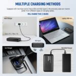 خرید و قیمت ست شارژر و باتری دوتایی سونی برای دوربین آلفا ۷ | NEEWER NP-FZ100 Sony Replacement Battery Charger Set for ZV-E10II A9III FX3 FX30 ZV-E1 A1 A6600 A6700 A7III A7IV A7C A7CII A7CR A7RIII A7RIV A7RV A7SIII A9 A9II cameras and VG-C3EM, VG-C4EM Grip