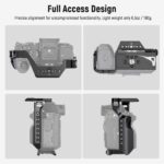 خرید براکت و کیج فلزی دوربین سونی آلفا ۷ NEEWER CA004 Camera Cage For Sony a7RV/ a7IV/ a7RIV/ a7SIII/ a1
