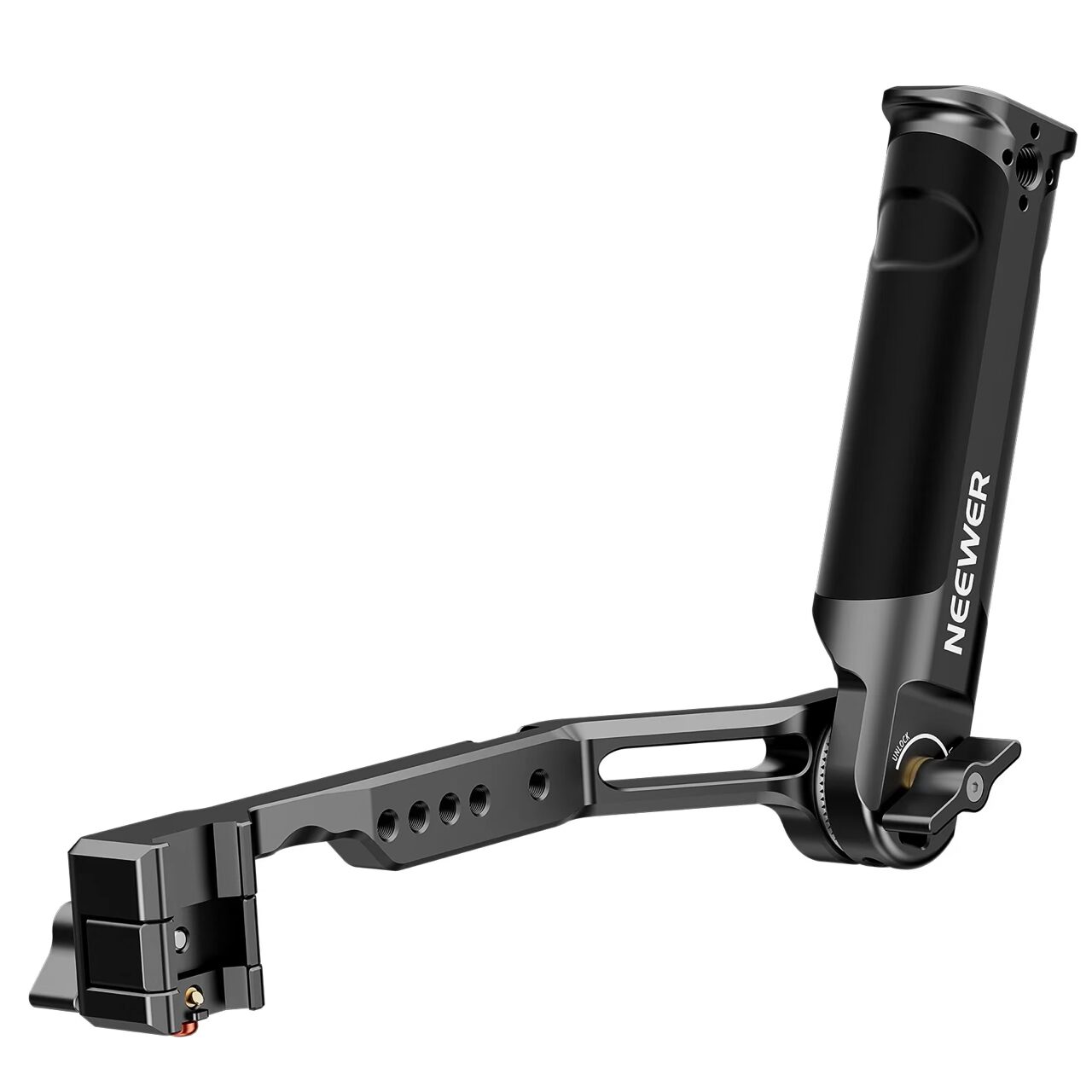 10104118 Large خرید هولدر و دسته و گریپ نگهدارنده گیمبال و رونین و ریگ نیور NEEWER ST49 Gimbal Sling Handle Grip with NATO Rails For DJI