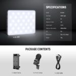 خرید نور ال ای دی نیور برای بلاگری | ویدیو لایت تولید محتوا و سلفی NEEWER BASICS NL-60AI Selfie Light with Phone Clip