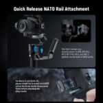 خرید هولدر و دسته و گریپ نگهدارنده گیمبال و رونین و ریگ نیور NEEWER ST49 Gimbal Sling Handle Grip with NATO Rails For DJI