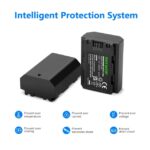 خرید و قیمت ست شارژر و باتری دوتایی سونی برای دوربین آلفا ۷ | NEEWER NP-FZ100 Sony Replacement Battery Charger Set for ZV-E10II A9III FX3 FX30 ZV-E1 A1 A6600 A6700 A7III A7IV A7C A7CII A7CR A7RIII A7RIV A7RV A7SIII A9 A9II cameras and VG-C3EM, VG-C4EM Grip