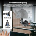 خرید و قیمت مانت و هولدر و بازو بادکشی ۳ اینچی نیور برای گوپرو و گوشی NEEWER CA104 Suction Cup Mount with Arm