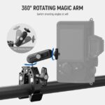 خرید هولدر و مانت و گیره گوشی و گوپرو و اکشن کمرا نیور NEEWER ST83 Super Clamp with 3" Dual Ballhead Magic Arm