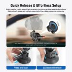 خرید و قیمت مانت و هولدر و بازو بادکشی ۳ اینچی نیور برای گوپرو و گوشی NEEWER CA104 Suction Cup Mount with Arm