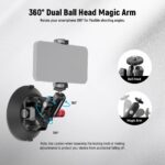 خرید و قیمت مانت و هولدر و بازو بادکشی نیور برای گوپرو و گوشی NEEWER CA104/CA105 Suction Cup Mount with Arm