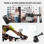 خرید هولدر و مانت و گیره گوشی و گوپرو و اکشن کمرا نیور NEEWER ST83 Super Clamp with 3" Dual Ballhead Magic Arm