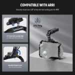 خرید و قیمت نگهدارنده کیج و تاپ هندل دوربین نیور | دستگیره دوربین و کیج NEEWER CA103 NATO Top Handle Kit with Quick Release NATO Clamp