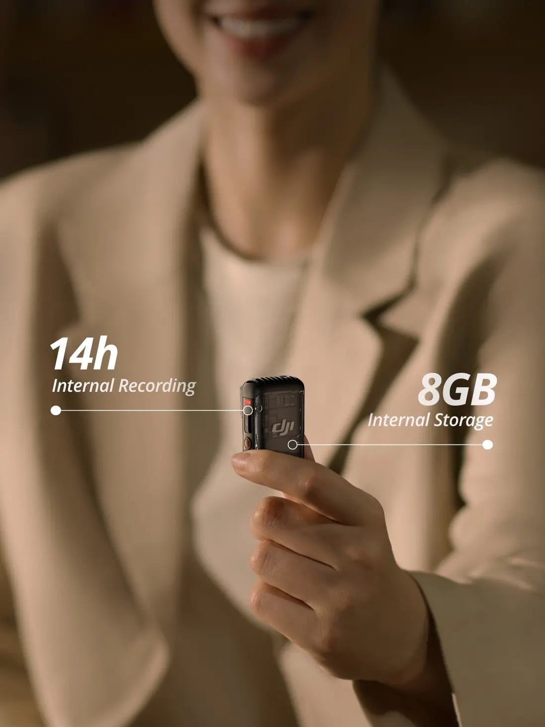 خرید میکروفون دی جی آی میک ۲ کمبو دو کاربره قیمت DJI Mic 2 Combo 1TX + 2RX + Charging Case