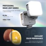 خرید ویدیو لایت و نور ال ای دی نیور قیمت سلفی لایت و نور ولاگینگ NEEWER BASICS BL60C Magnetic RGB Video Light