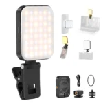 خرید ویدیو لایت و نور ال ای دی نیور قیمت سلفی لایت و نور ولاگینگ NEEWER BASICS BL48B Rechargeable Magnetic Selfie Light For MagSafe