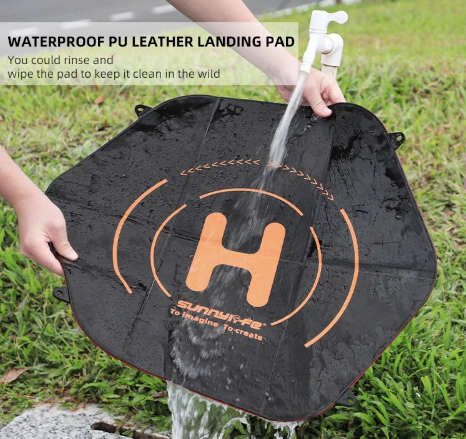خرید و قیمت پد فرود ۶۰ سانت دو طرفه و ضدآب سانی لایف | لندینگ پد Sunnylife Landing Pad 60cm برای کوادکوپتر مویک ۴ پرو و مینی ۴ پرو و مینی ۵ پرو | مینی ۳ پرو | ایر ۳ اس