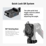 ورتیکال مانت ارتقا یافته دوربین و رونین نیور | Upgraded Vertical and Horizontal Camera Mount Compatible with DJI RS 4 3 2 Pro | CA108 - تصویر 2
