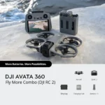 کوادکوپتر آواتا ۳۶۰ کمبو آرسی ۲ | DJI Avata 360 Fly More Combo (DJI RC 2)