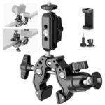 بازو نگهدارنده دوربین و گوشی نیور | NEEWER ST85 Super Clamp with 3" Dual Ballhead Magic Arm