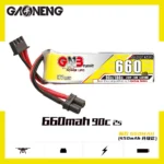 باتری GNB لیپو ۲ سل ۶۶۰ میلی آمپر | اف پی وی | GAONENG GNB LiHV 2S 7.6V 660mAh 90C XT30 LiPo Battery Long Type