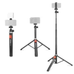 سه پایه و هولدر ۶۳ اینچی (۱۶۰ سانتیمتر) موبایل نیور | NEEWER TS05 62.9" All Metal Phone Tripod Selfie Sticks