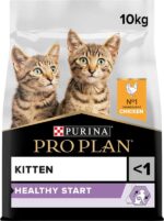 غذای خشک بچه گربه کیتن پیورینا پروپلن ۱۰ کیلویی اورجینال | طعم مرغ | Purina Pro Plan Kitten Healthy Start Dry Cat Food with Chicken, 10 kg