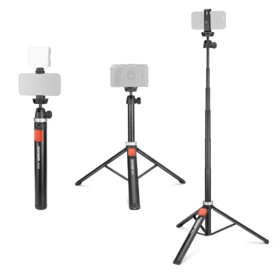 سه پایه و هولدر ۶۳ اینچی (۱۶۰ سانتیمتر) موبایل نیور | NEEWER TS05 62.9" All Metal Phone Tripod Selfie Sticks