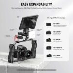 کیج دوربین نیور با سیستم اتصال سریع آرکا سوئیس | NEEWER CA077 Universal Video Camera Cage