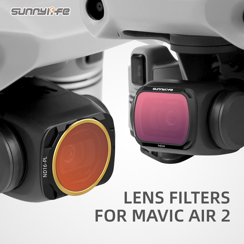 پک ۴ عددی یووی و فیلتر ان دی مویک ایر ۲ سانی لایف | Sunnylife 4pcs Mix Filter Set: MCUV | CPL | ND4 | ND8