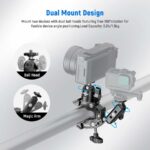 بازو نگهدارنده دوربین و گوشی نیور | NEEWER ST85 Super Clamp with 3" Dual Ballhead Magic Arm
