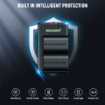 پک دو عدد باتری LP-E6 و هاب کنون نیور | NEEWER 2 Pack 2200mAh LP-E6P/LP-E6NH Replacement Batteries & USB Dual Charger