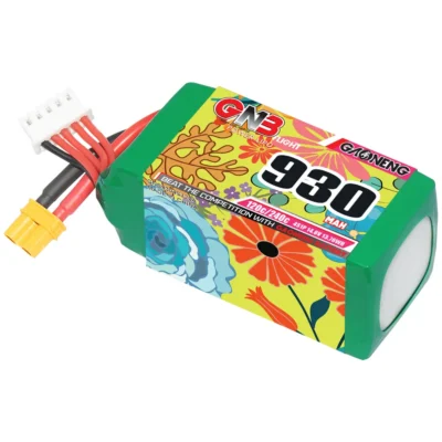باتری GNB لیپو ۴ سل ۹۳۰ میلی آمپر | اف پی وی | GAONENG GNB 4S 14.8V 930mAh 120C XT30 LiPo Battery