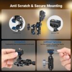 بازو گوشی و دوربین نیور با قابلیت اتصال به میز | NEEWER UA057 22" Articulating Magic Arm with Super Clamp & Phone Holder