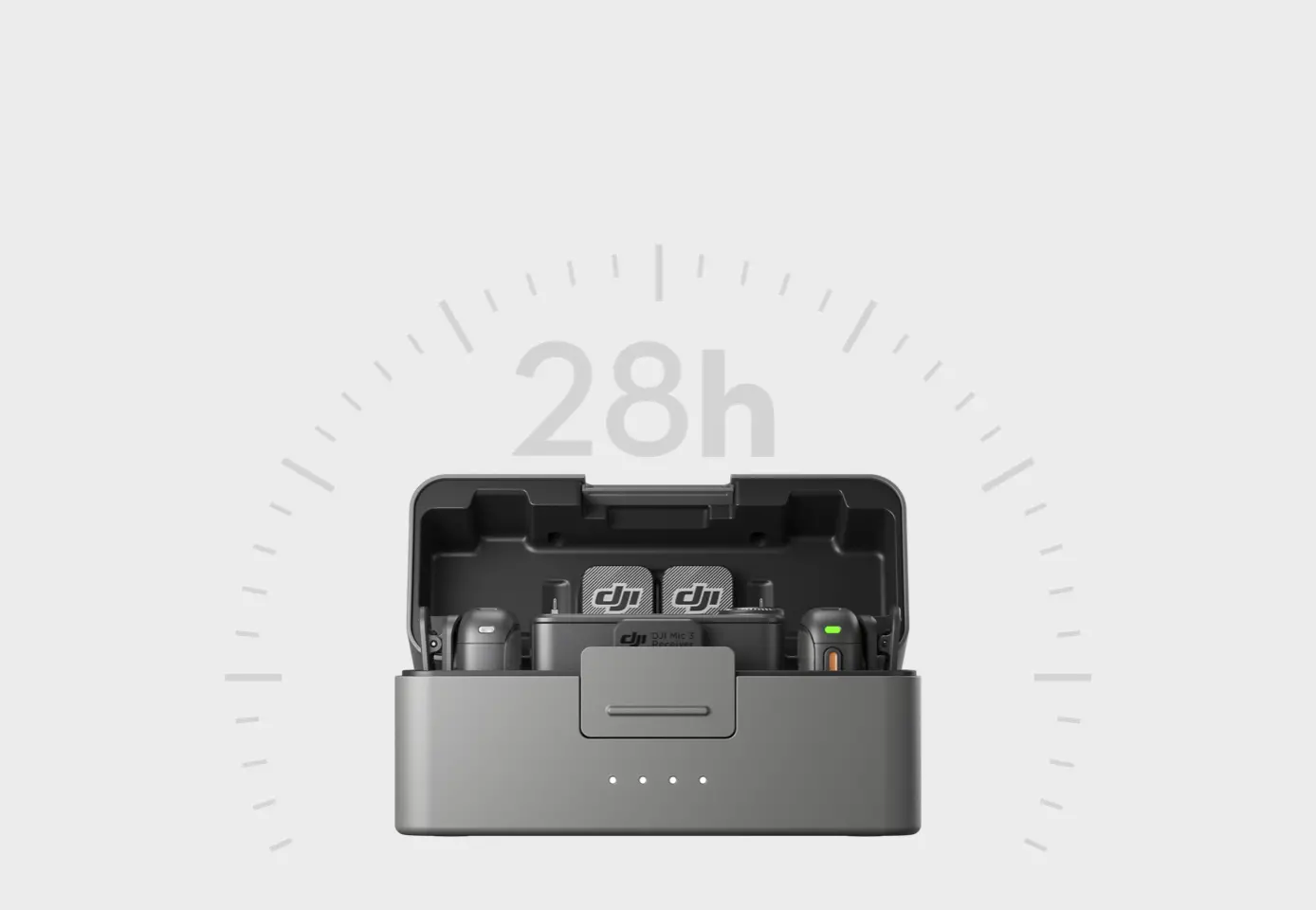 میکروفون میک ۳ کمبو دو کاربره | DJI Mic 3 (2 TX + 1 RX + Charging Case)