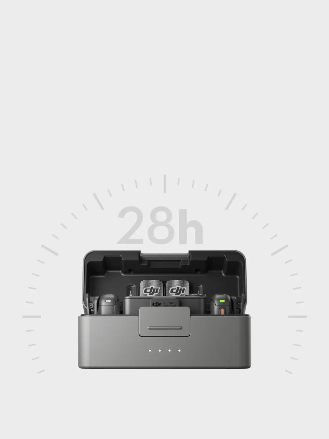 میکروفون میک ۳ کمبو دو کاربره | DJI Mic 3 (2 TX + 1 RX + Charging Case)