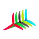 ملخ جمفن ۵۱۳۶ سه پره (پک ۴ عددی) | اف پی وی | Gemfan Vanover 5136 3-Blade Propeller Midnight Black