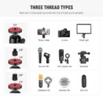 بازو و گیره رو میزی هولدر گوشی و موبایل نیور | NEEWER TL253A+CR221A Tabletop Camera Mount Stand