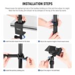 بازو و گیره رو میزی هولدر گوشی و موبایل نیور | NEEWER TL253A+CR221A Tabletop Camera Mount Stand