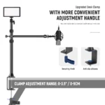 بازو و گیره رو میزی هولدر گوشی و موبایل نیور | NEEWER TL253A+CR221A Tabletop Camera Mount Stand