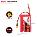 GNB 6500mAh 2S battery for RadioMaster Boxer view 2