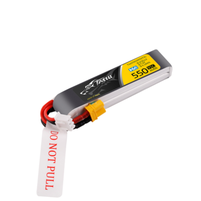 TATTU 550mAh 2S 95C 7.6V LiHV Long Pack XT30