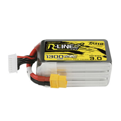 باتری تتو 6 سل 1300 میلی‌آمپر | اف پی وی | TATTU 1300mAh 6S 22.2V LiPo Battery